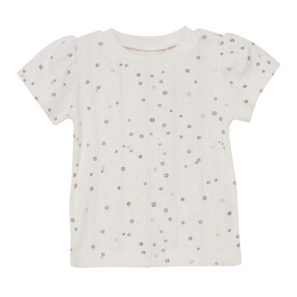Fixoni Cream Floral Baby Outfit